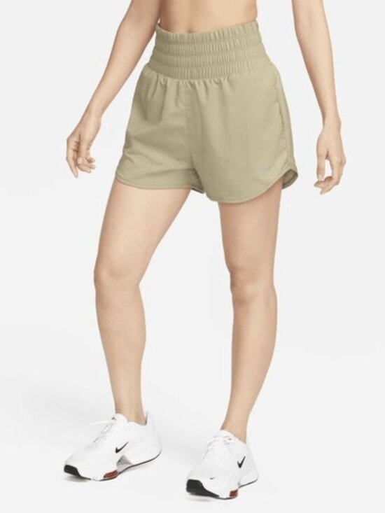Nike Pants - Nike One Dri-FIT Ultra High-Waisted 3" Brief-Lined Shorts Medium Tan Olive